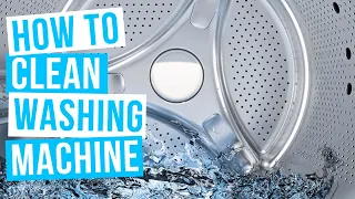 How to deep CLEAN WASHING MACHINE | Front load or top loader with vinegar and baking soda