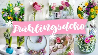 FRÜHLINGSDEKO IDEEN selber machen 🌸 8 schnelle & einfache FRÜHLINGS DEKORATION | TRYTRYTRY