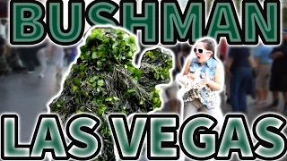 FUNNY VIDEO! Bushman Scare PRANK S04E05 #funnyvideo #scareprank #lasvegas