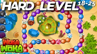 Woka Woka marble game gameplay 2021 (18-25 levels - hard)