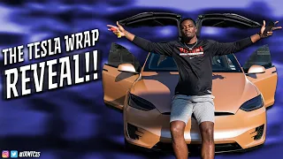 TESLA WRAP REVEALED ‼️😱 BEST TESLA WRAP EVER!