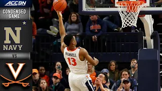 Virginia vs. Navy Condensed Game | ACC Men's Basketball 2019-20