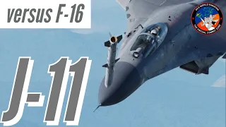 DCS J-11 | BVR Air Combat versus ACE F-16C Viper in a Death Wish | ADDER v AMRAAM | F-Pole | Urdu