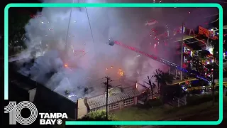 Cody's Roadhouse in Tampa engulfed in flames