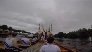 Rowing the Gloriana