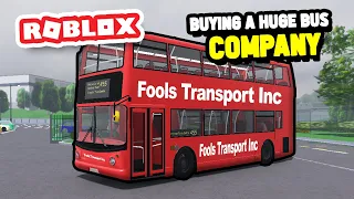 Buying a DOUBLE DECKER For My Company in Roblox Croydon: The London Transport Game