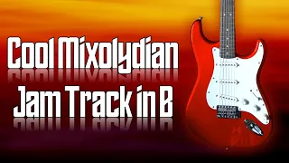 Cool Mixolydian Jam Track in B 🎸 Guitar Backing Track