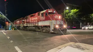 GP38 leads RJ Corman out of the Old Yard