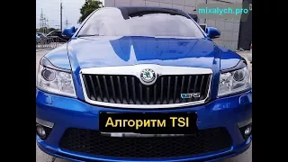 Шкода TSI 1.8 отчет через 5т км после Алгоритма TSI (от конца в начало)