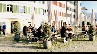 Rapperswil-Jona (Part 1) I Beautiful town in Switzerland I On lake Zurich I Swiss Life I 4K