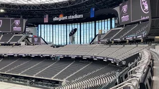 Unique look inside Allegiant Stadium, Las Vegas May 11, 2021