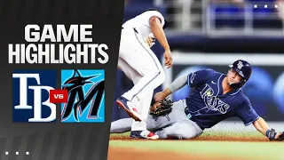Rays vs. Marlins Game Highlights (6/4/24) | MLB Highlights