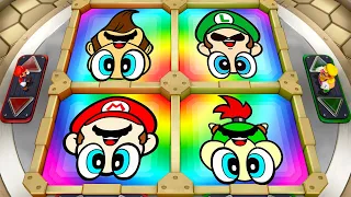 Super Mario Party MiniGames - Mario Vs Luigi Vs Bowser Jr Vs Donkey Kong (Master Cpu)