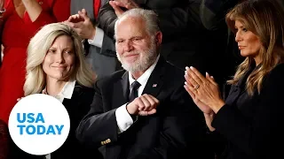 Rush Limbaugh presented with Medal of Freedom by first lady at SOTU | USA TODAY