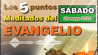 Evangelio meditado y explicado SÁBADO 25 mayo 2024