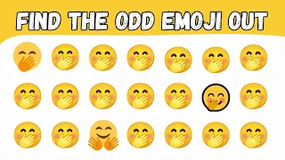 HOW SHARP ARE YOUR EYES #105 l Find The Odd Emoji l Emoji Puzzle Quiz