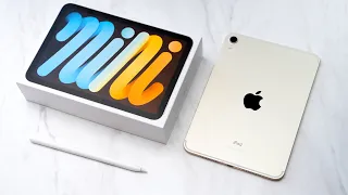 2021 iPad Mini UNBOXING and SETUP  - STARLIGHT