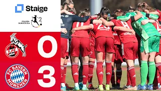 Die Bayern siegen klar gegen den Effzeh | 1. Spieltag 2. Frauen-Bundesliga