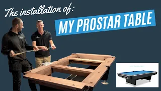 The Installation Of My New Prostar Pool Table (Step By Step Documentary)