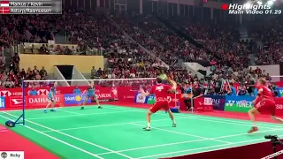 thomas cup 2021 semi final Indonesia v Denmark