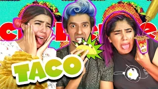 THE MOST DISGUSTING TACO CHALLENGE| LOS POLINESIOS CHALLENGE