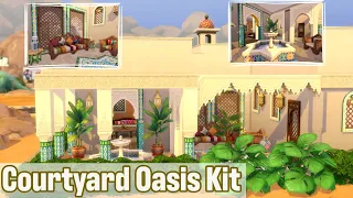 Courtyard Oasis | Sims 4 Speed Build | NEW Courtyard Oasis Kit | No CC