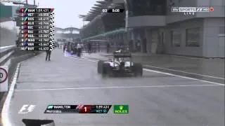 Malaysian GP 2014 - Lewis Hamilton Pole Position