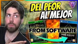 TOP del Peor al Mejor Juego de Fromsoftware | De Demon's Souls a Elden Ring