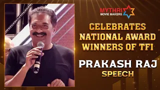 Actor Prakash Raj Speech At 69th National Award Winners Of TFI Event | YouWe Media