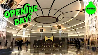 I GAMBLE at Fontainebleau Las Vegas on Opening Day!!! 🎉  #LasVegas #Casino #SlotMachine