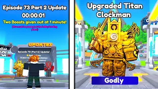 😱I GOT A NEW TITAN CLOCKMAN FOR FREE!💎NEW UPDATE! ☠️ | Roblox Toilet Tower Defense