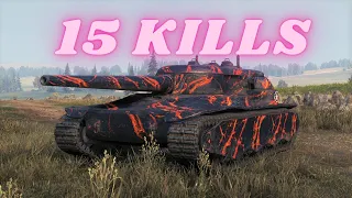 15 Kills in World of Tanks T28 Concept