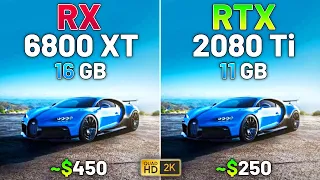 RX 6800 XT vs RTX 2080 Ti - Test in 20 Games in 2024