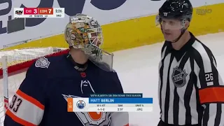 McDavid asked the Edmonton coach to release an emergency goalkeeper👏