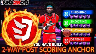 The MOST TOXIC ‘2-WAY POST SCORING ANCHOR' Build To Make For NBA 2K24… BEST BIG MAN/CENTER BUILD!