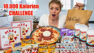 10.000 Kalorien CHALLENGE!!! Wie lange brauche ich dafür?