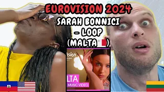 REACTION TO Sarah Bonnici - Loop MUSIC VIDEO (Malta 🇲🇹 Eurovision 2024) | FIRST TIME WATCHING