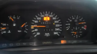 mercedes benz w124 e320 coupe m104 3.2 automatic gearbox kickdown 0-100 acceleration
