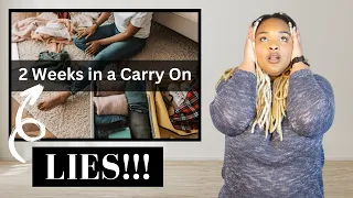 Every Packing Video on YouTube is Lying to You: How to Actually Pack for 2 Weeks with a Carry on