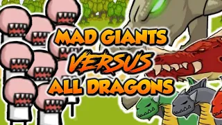 GROW CASTLE: Mad Giants VS All Dragons! 🐉