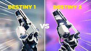 Destiny 1 vs Destiny 2 ACE OF SPADES (Exotic Hand Cannon) #destiny2 #destiny #bungie