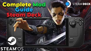 Mod BG3 on Steam Deck (Baldur's Gate 3 Steam Version) | BG3 Mod Manager Tutorial #steamdeck #bg3