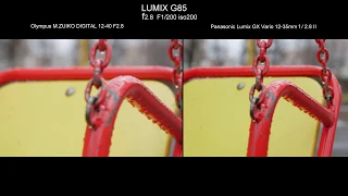 Olympus 12-40 vs Panasonic 12-35 II. 4K