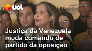 Ordem judicial retira da oposição venezuelana o controle de um de seus maiores partidos