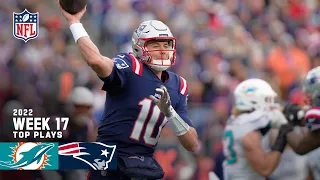 New England Patriots Top Plays vs. Miami Dolphins | 2022 Regular Season Week 17