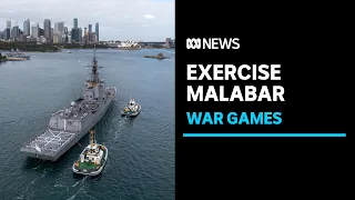 Exercise Malabar joint naval drills begin off Sydney coast | ABC News