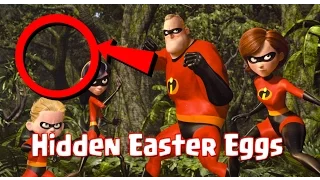 The Incredibles Easter Eggs, Let's Find All Pixar's Hidden Secrets!