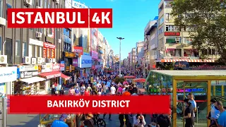 Istanbul Walking Tour In Bakırköy District 20 August 2021 |4k UHD 60fps