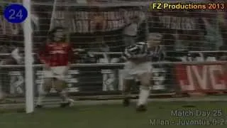 Fabrizio Ravanelli - 51 goals in Serie A (part 1/2): 1-29 (Juventus 1992-1995)