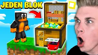 WCHODZĘ na SERWER *JEDEN BLOK* ⚠️ po 6 MIESIĄCACH PRZERWY i WIDZĘ TO… w Minecraft! 😱